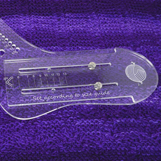 Market Town Yarns - Adjustable Sock Blocker with Needle Gauge | Market Town Yarns