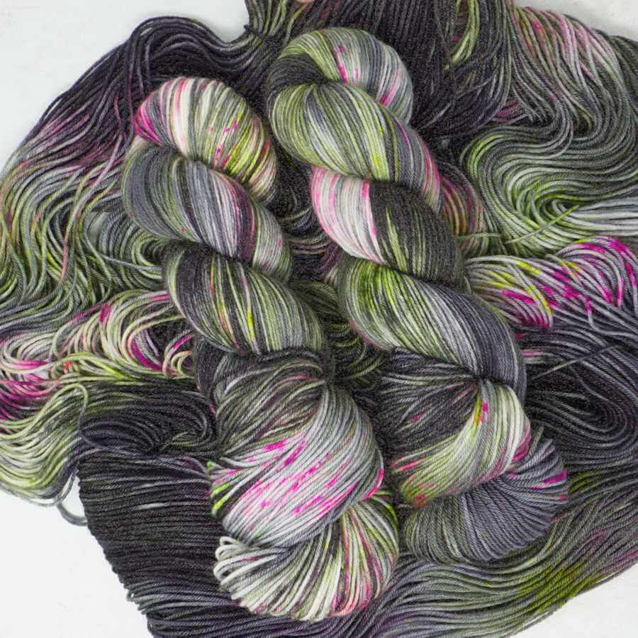 Don't Feed the Trolls hand dyed yarn colourway from Market Town Yarns | A minimum of £5 per skein goes to Hadleigh Mental Health & Wellbeing Hub