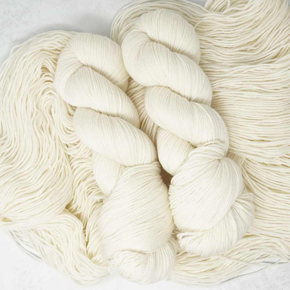 Natural Undyed Ecru yarn for knitting and crochet | Market Town Yarns