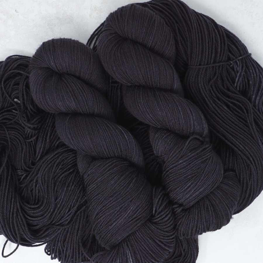 Nightfall - shown on squishy sock - Hand dyed yarn | Market Town yarns