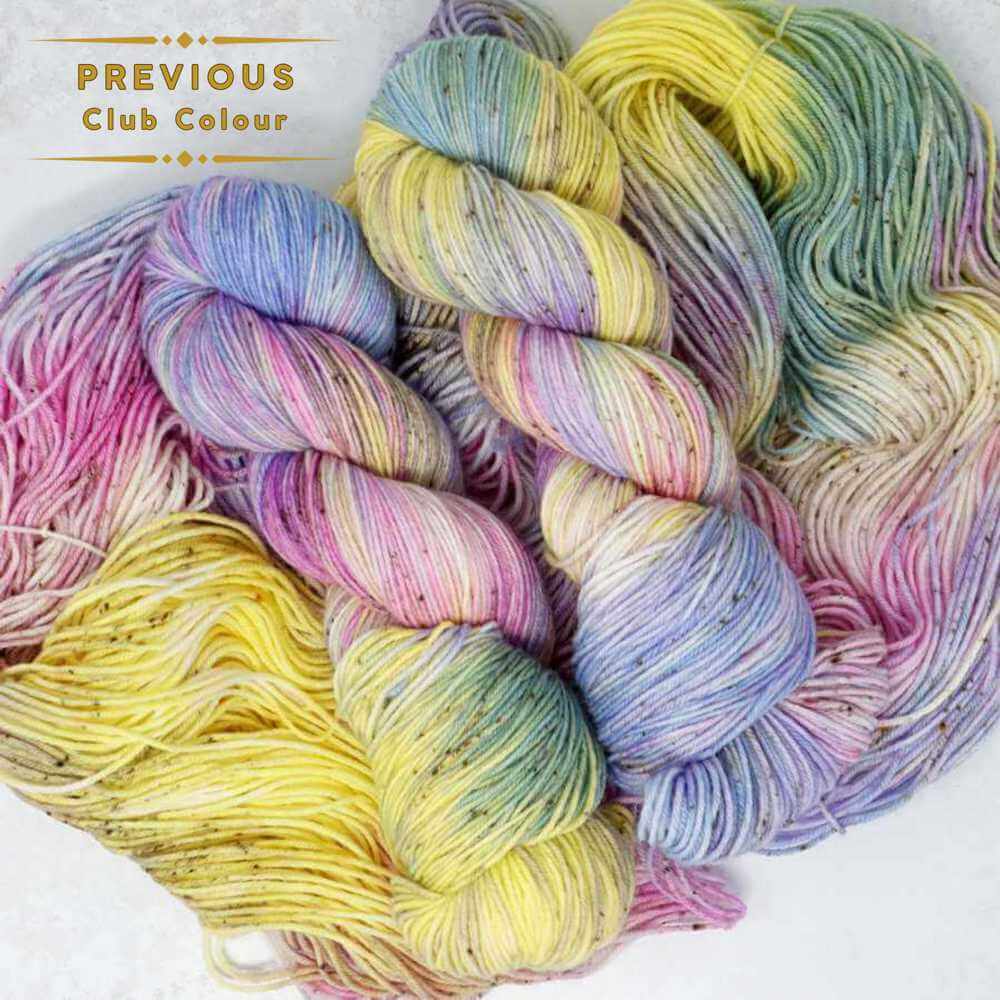 Previous exclusive colourway from the Market Town Yarns Colour Club Yarn Subscription