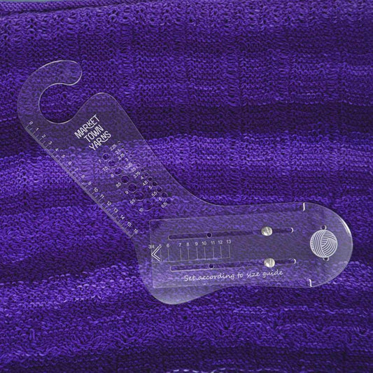 Market Town Yarns - Adjustable Sock Blocker with Needle Gauge | Market Town Yarns