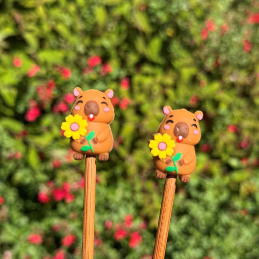 Stitch Stoppers - Capybara | Needle Point Protectors | Market Town Yarns