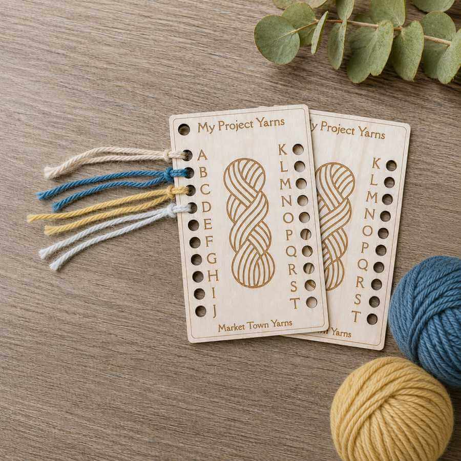 Knitting & Crochet Colour Chart Cards | Market Town Yarns