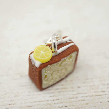 Handmade Polymer Clay Stitch Marker / Progress Keeper - Lemon Cake | Market Town Yarns