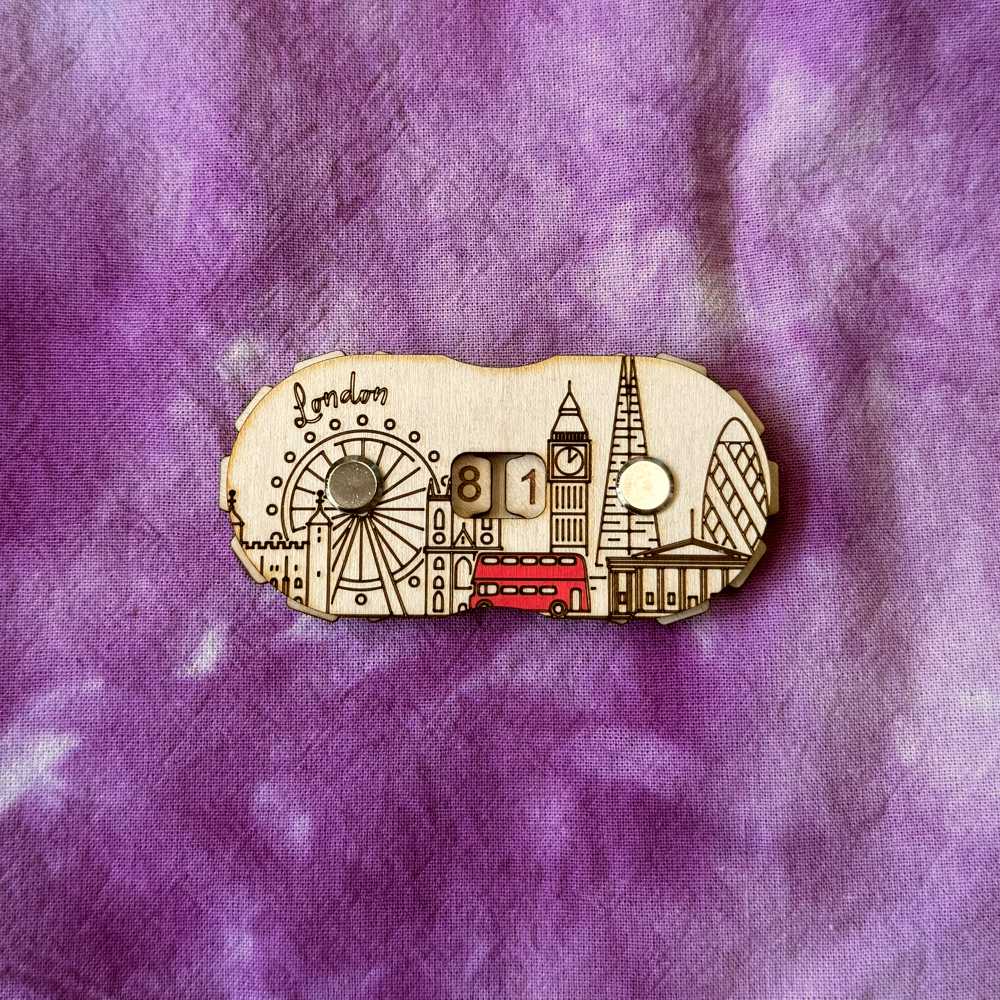 Market Town Yarns - Row Counter - London Skyline | Market Town Yarns
