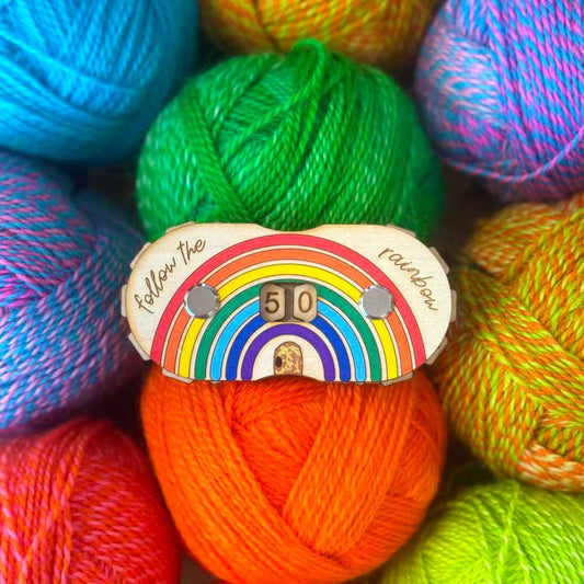 Market Town Yarns - Row Counter - Hand Painted Rainbow | Market Town Yarns