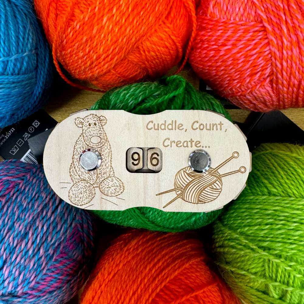 Market Town Yarns - Row Counter - Cuddle, Count, Create | Market Town Yarns