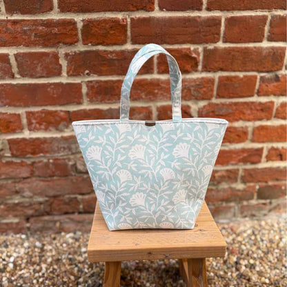 Medium Handmade Artisan Project Bag - Misty Meadow | Market Town Yarns