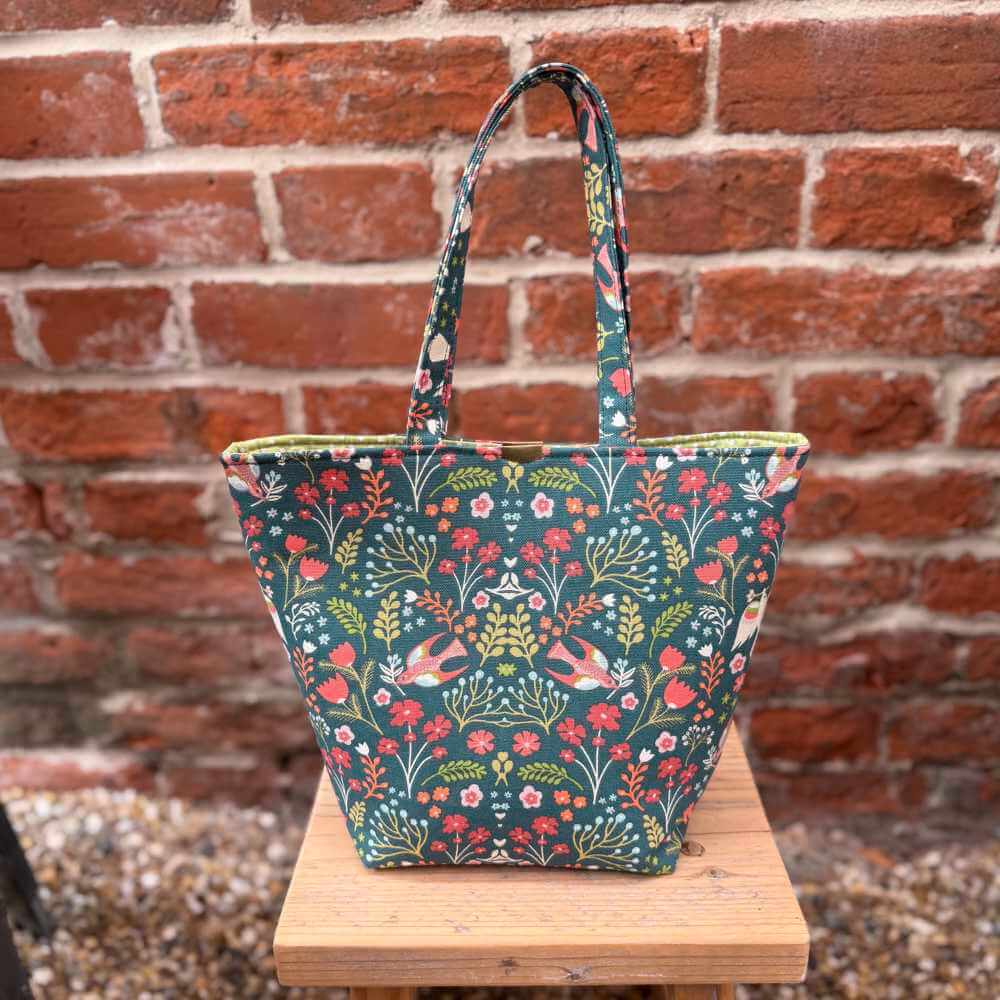Medium Handmade Artisan Project Bag - Woodland | Market Town Yarns