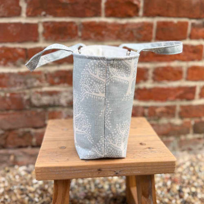 Small Handmade Artisan Project Bag - Silver Birch | Market Town Yarns