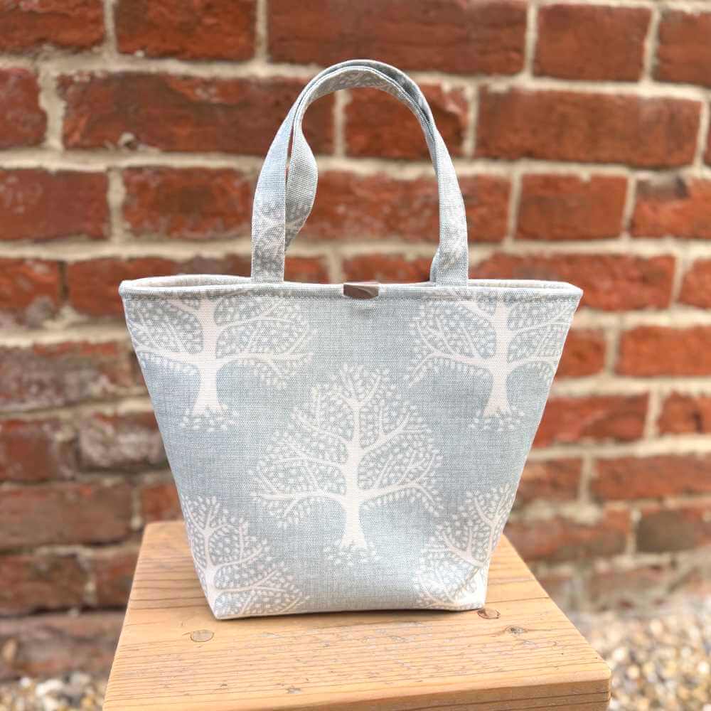 Small Handmade Artisan Project Bag - Silver Birch | Market Town Yarns