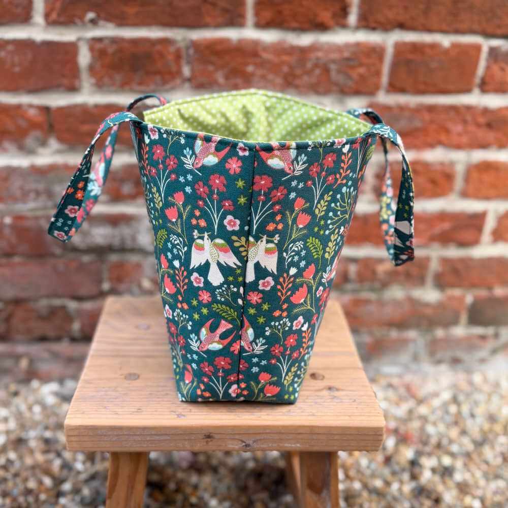 Small Handmade Artisan Project Bag - Woodland | Market Town Yarns