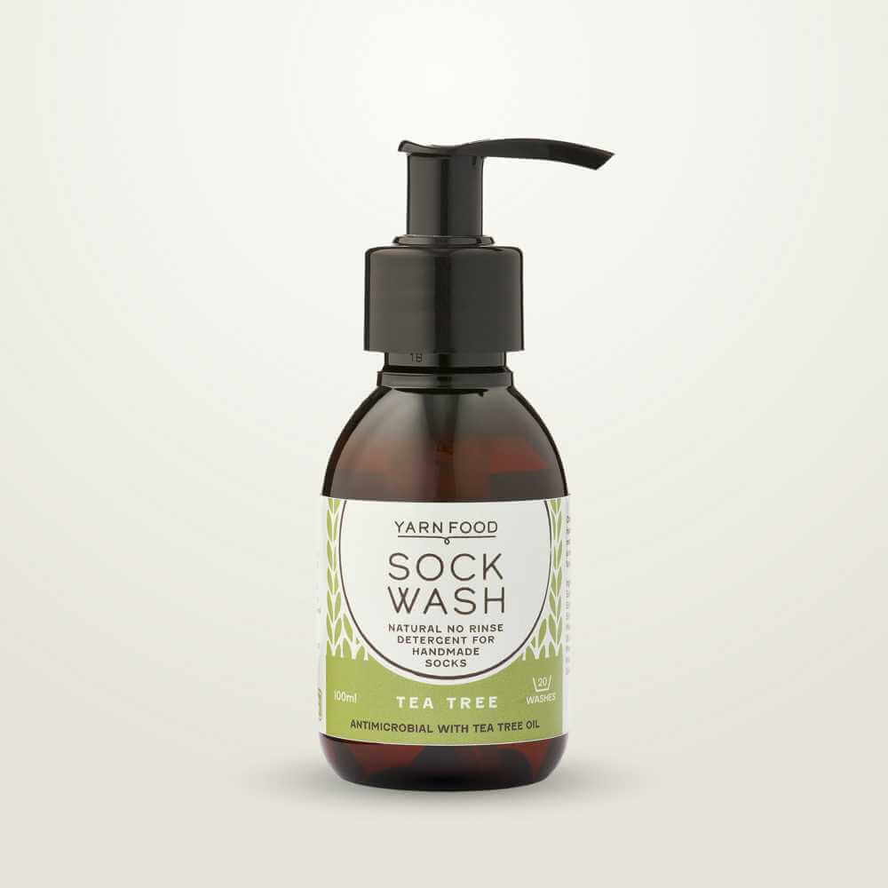 Yarn Food Sock Wash Mini - 100ml - Tea Tree | Market Town Yarns