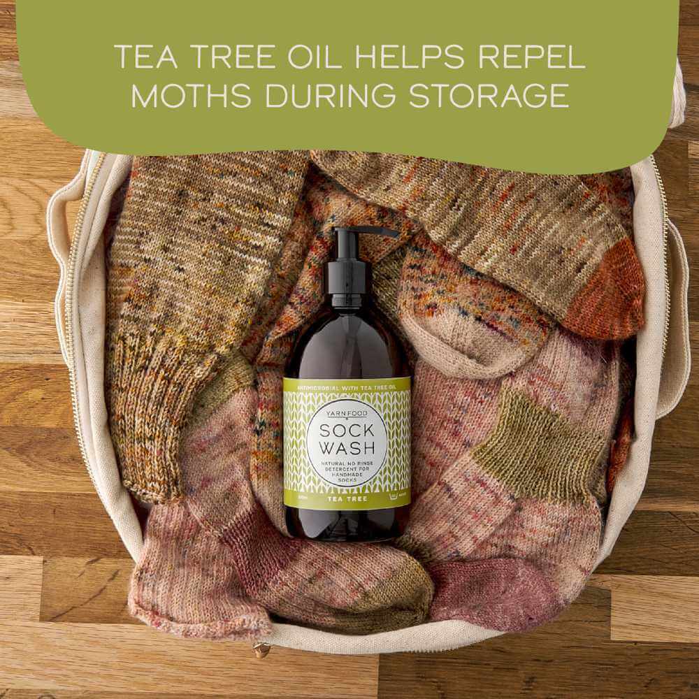 Yarn Food Sock Wash - 500ml - Tea Tree | Market Town Yarns