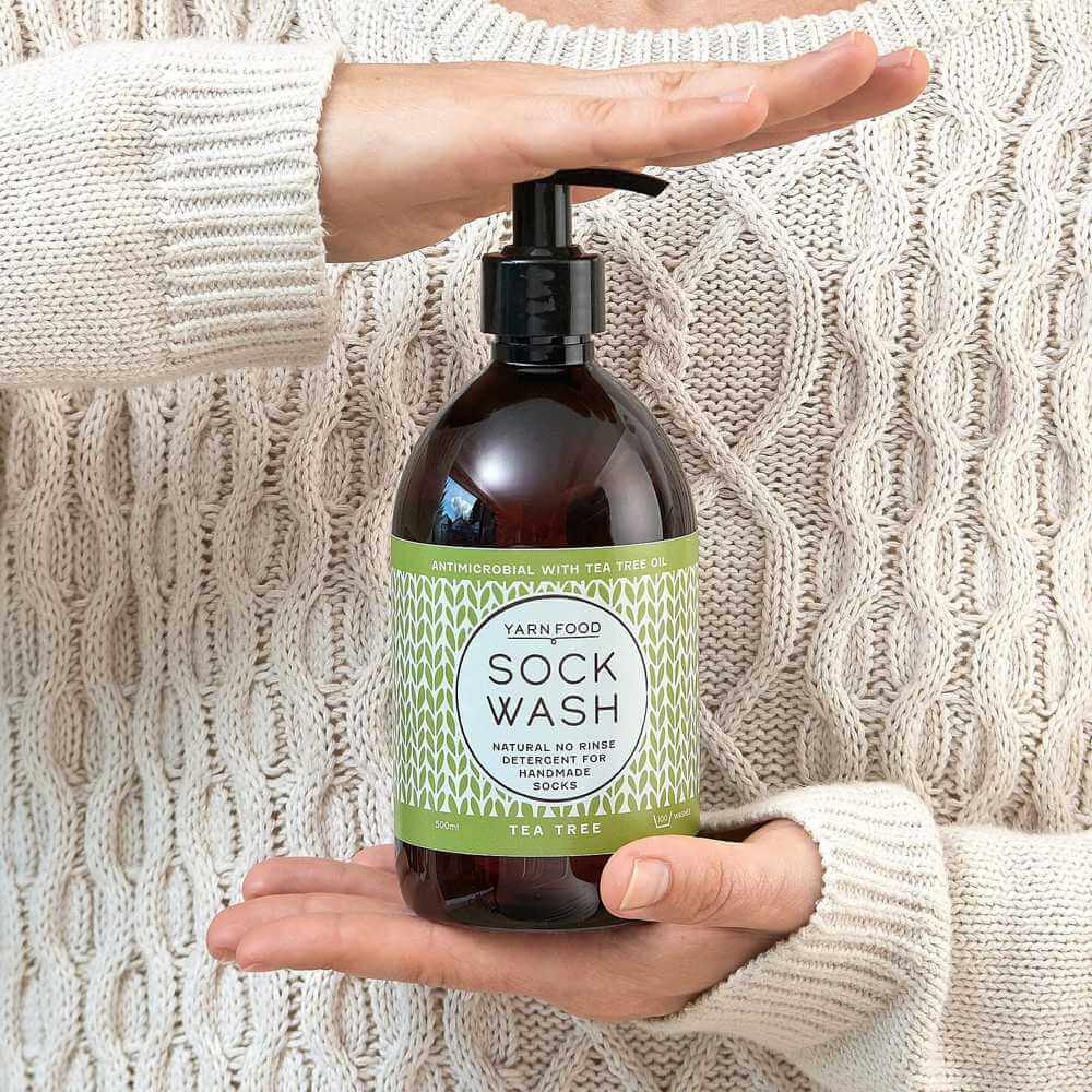 Yarn Food Sock Wash - 500ml - Tea Tree | Market Town Yarns