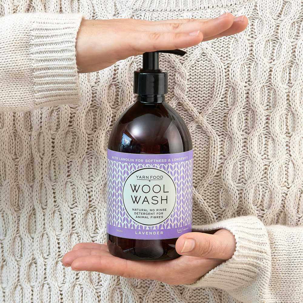 Yarn Food Wool Wash - 500ml - Lavender | Market Town Yarns